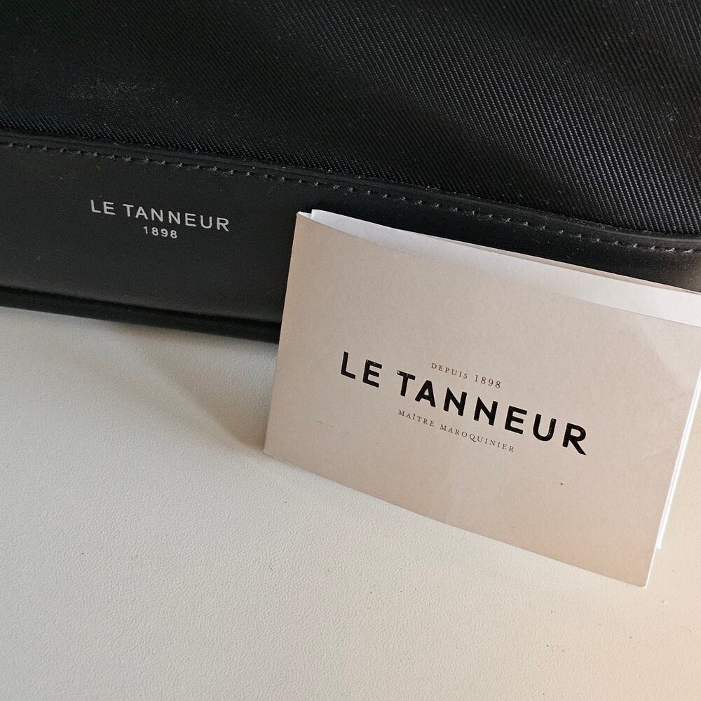 Le Tanneur Gaspard Black Small Crossbody Bag Nylon - Picture 8 of 8